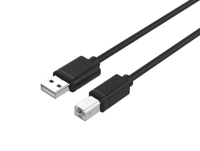 KABEL USB-B UNITEK 2M CZARNY NOWY