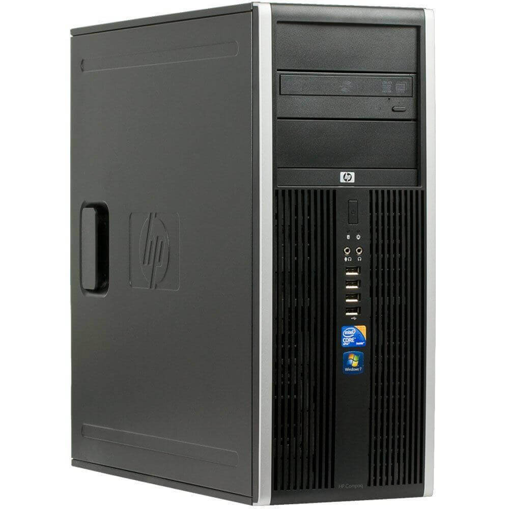 HP 8000 ELITE TOWER C2Q 2.83 Q9500 / 4096 MB / 120 GB SSD NOWY + 500 GB / DVD-RW / WINDOWS 10 PRO
