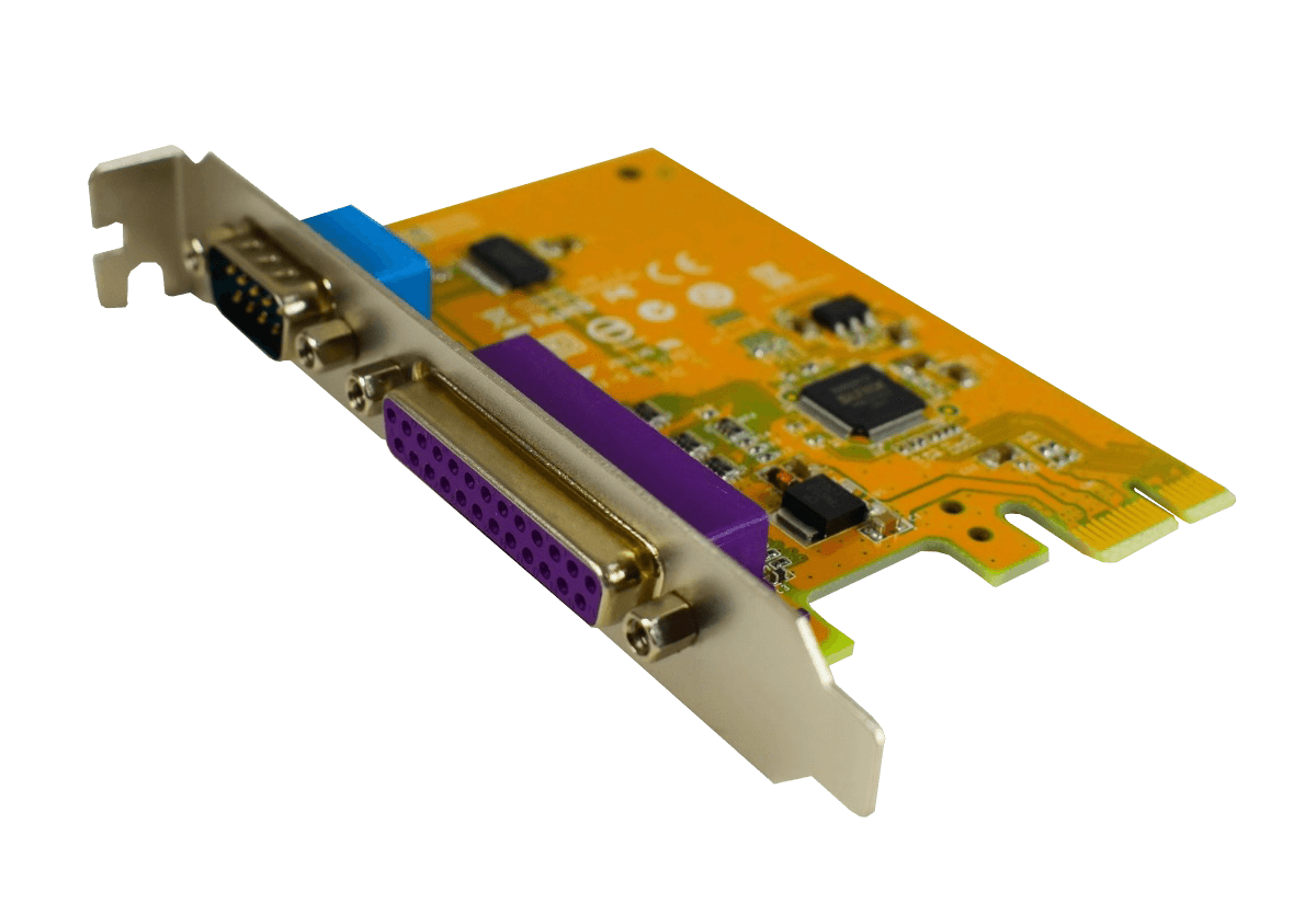 ADAPTER LPT RS232 PCI-E X1 WYSOKI PROFIL