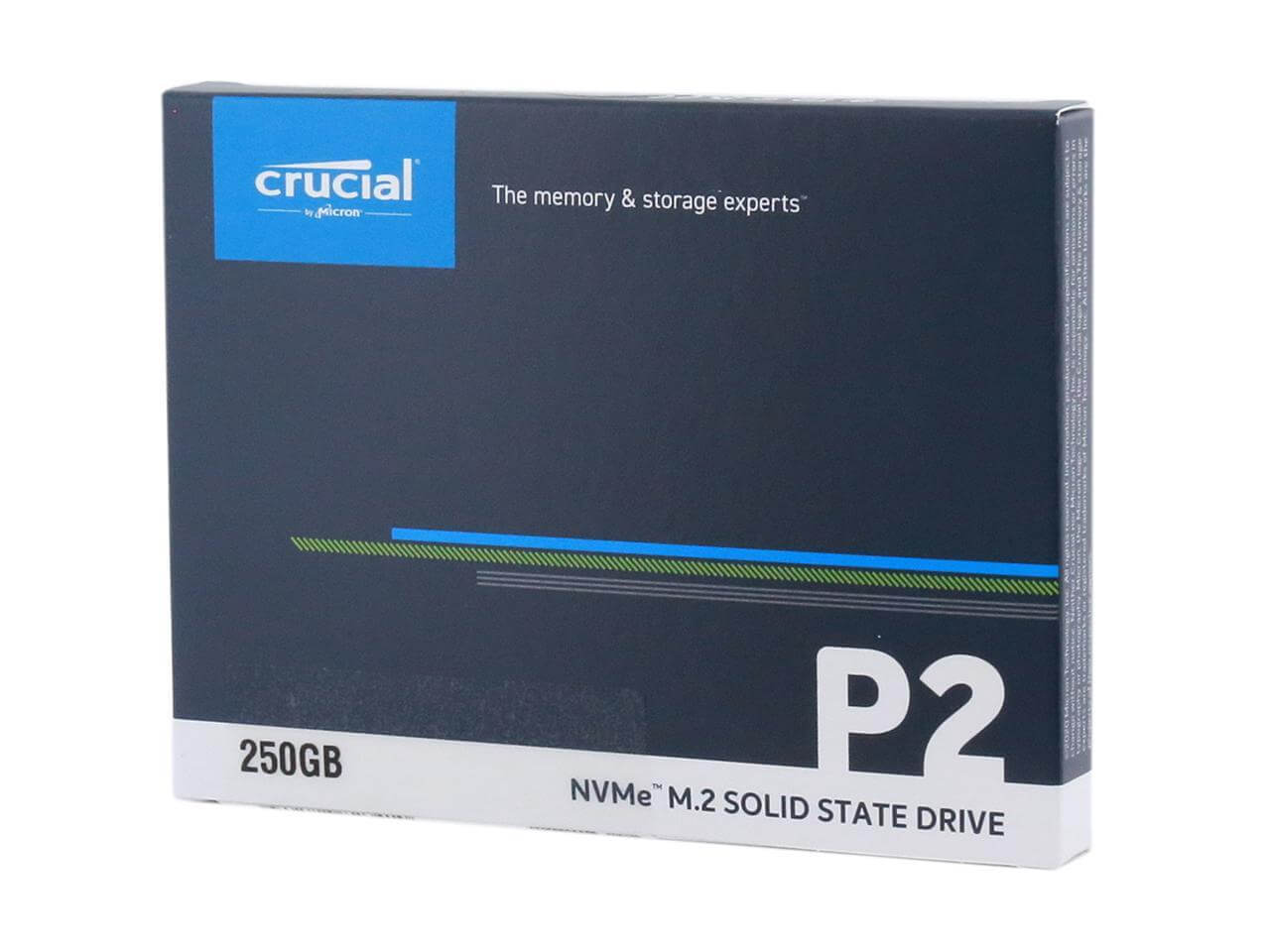 DYSK SSD CRUCIAL P2 250GB M.2 PCIE NVME NOWY