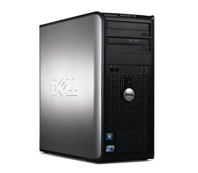 DELL 780 TOWER C2D 3,0 E8400 / 4096 MB DDR3 / 128 GB SSD NOWY / DVD-RW / WINDOWS 10 HOME REFURBISHED PL