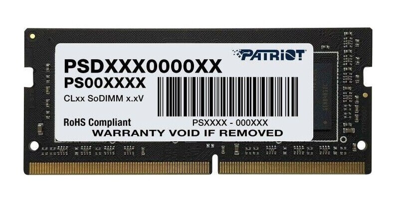 PAMIĘĆ RAM PATRIOT 16GB DDR4 2400MHZ CL17 SODIMM DO LAPTOPA